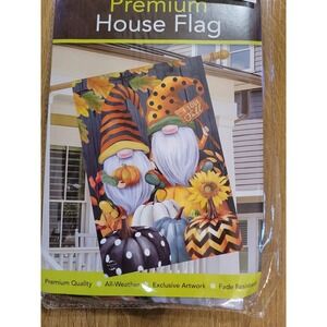 NEW Briarwood Lane Fall Gnomes Premium House or Garden Flag 28 x 40